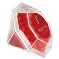 Diamond Gem Container - Red Hots